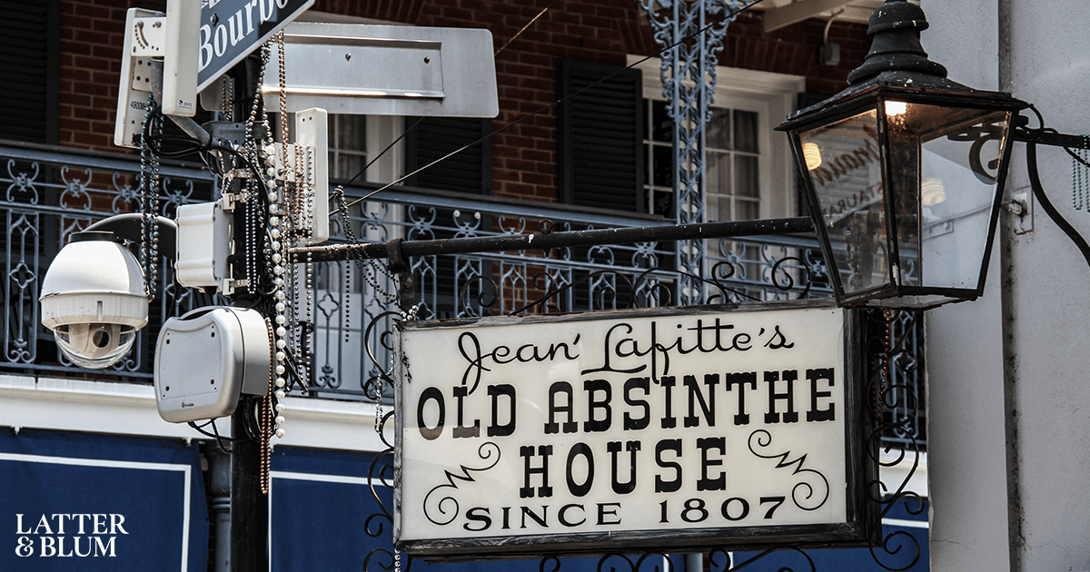 Drinks With a Side of History Historic Bars in NOLA Latter & Blum