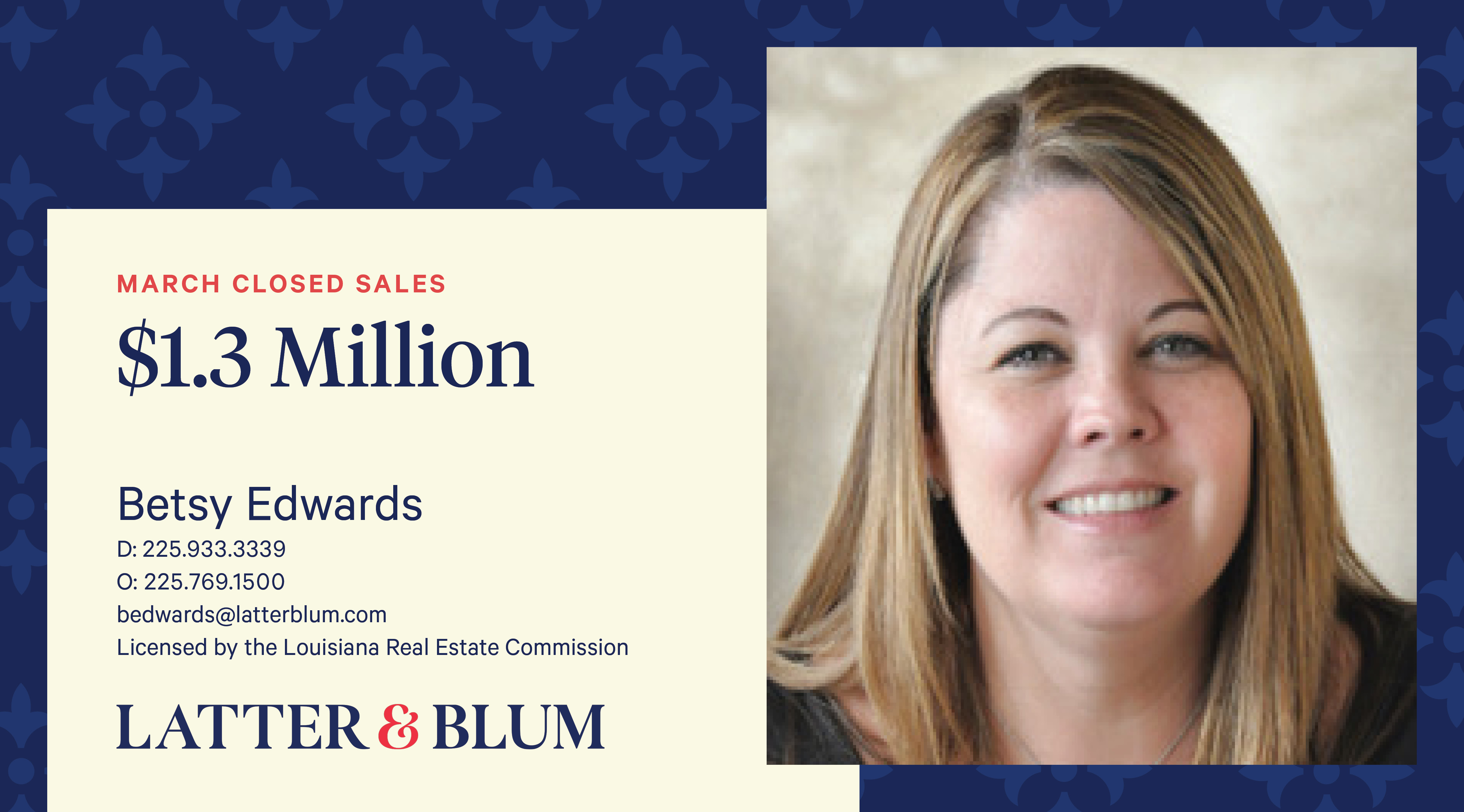 Betsy Edwards Million in a Month March 2020